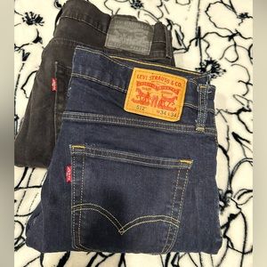 2 pair - Levi’s 512 jeans 34x34 - excellent condition